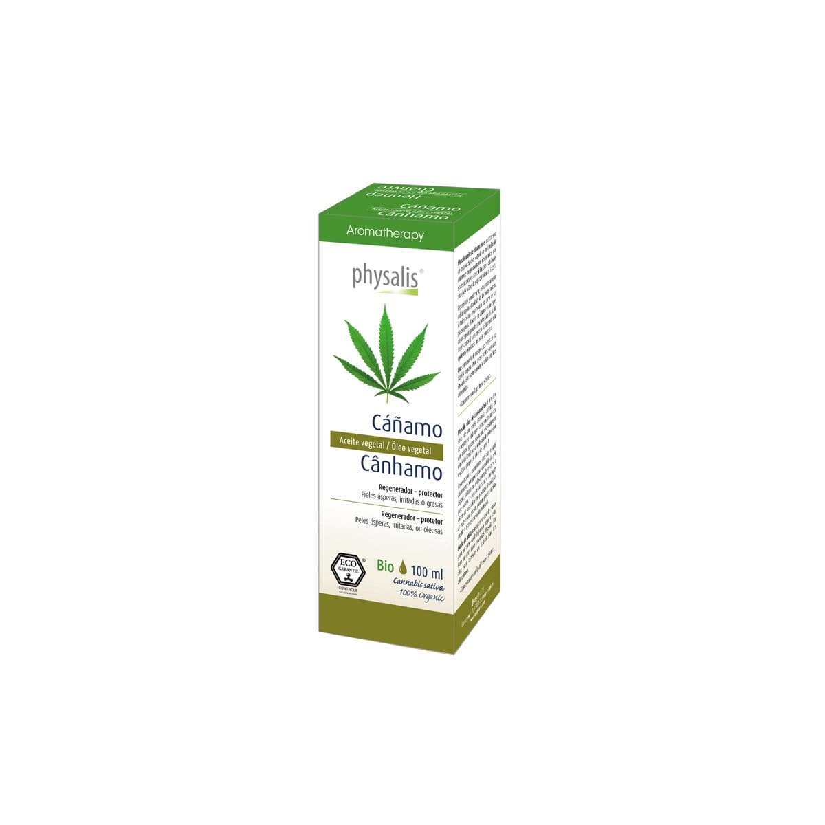 Aceite vegetal de cañamo bio 100ml Physalis