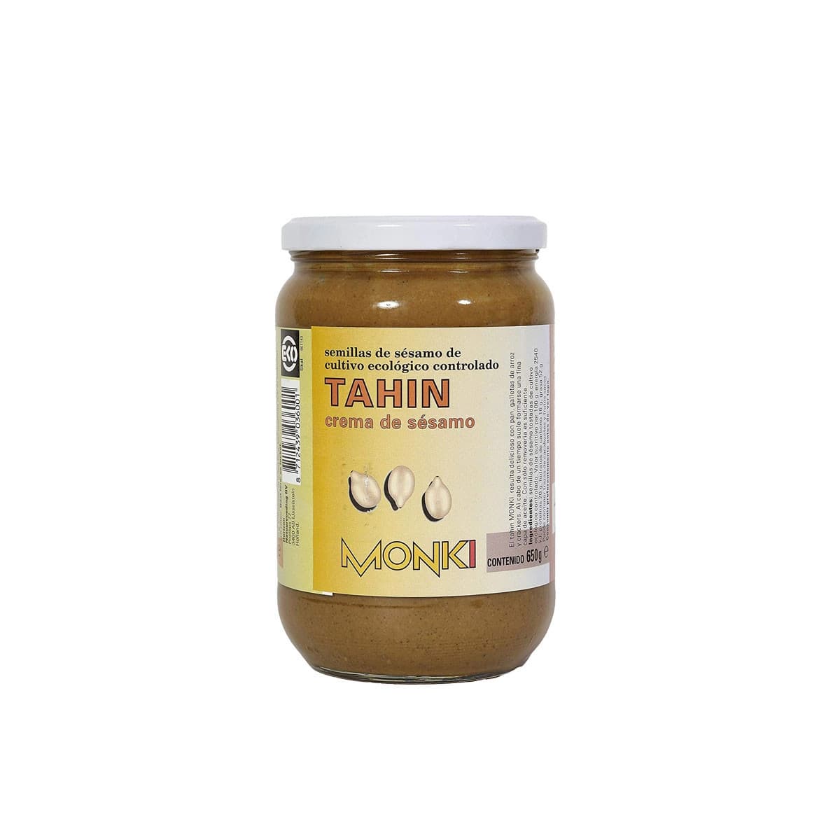 Tahin sin sal bio 650g Monki