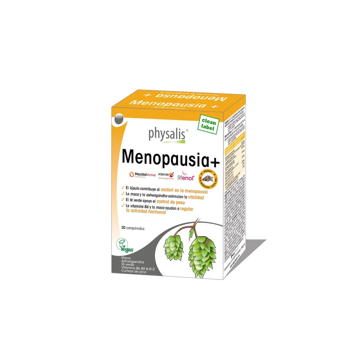 Menopausia+ 30 comprimidos Physalis