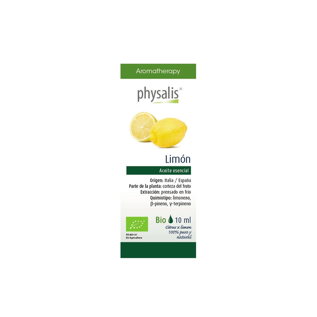 Aceite esencial de limon bio 10ml Physalis
