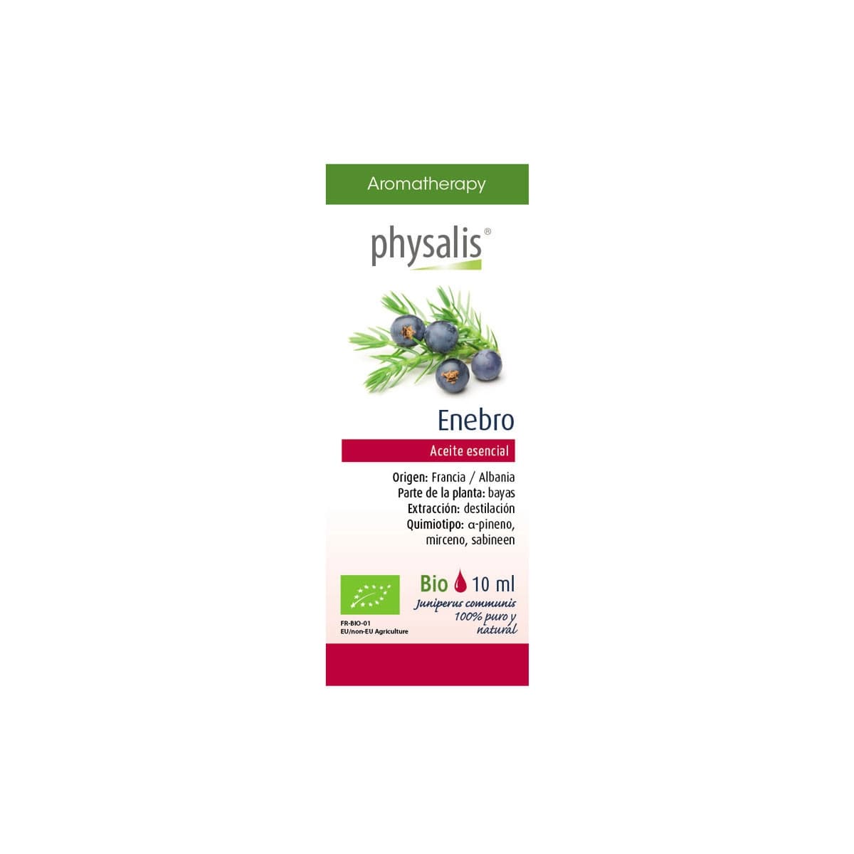 Aceite esencial de enebro bio 10 ml Physalis