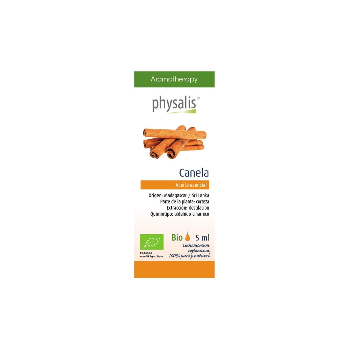 Aceite esencial de canela bio 5 ml Physalis