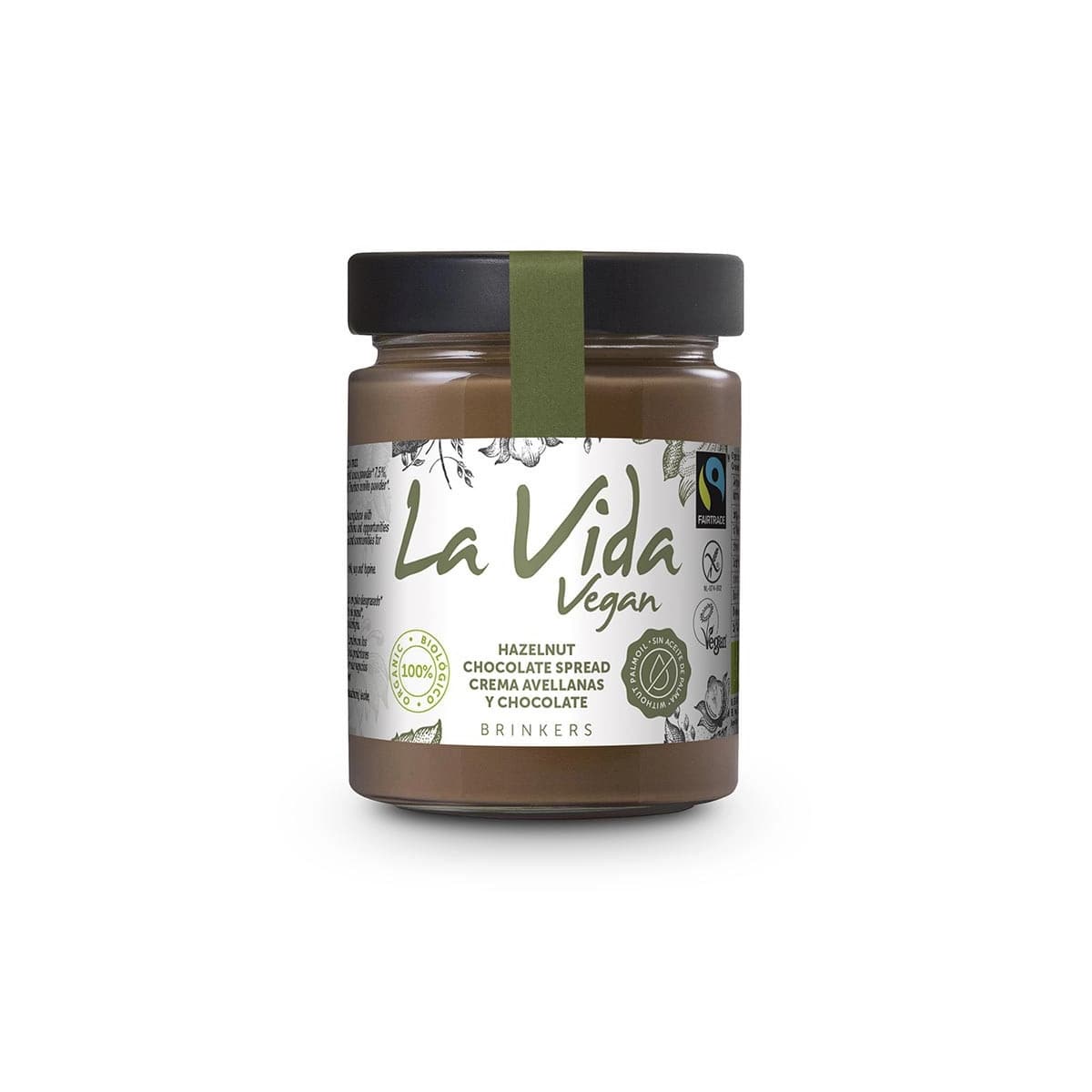 Crema de Chocolate con avellanas Bio 270g La Vida Vegan