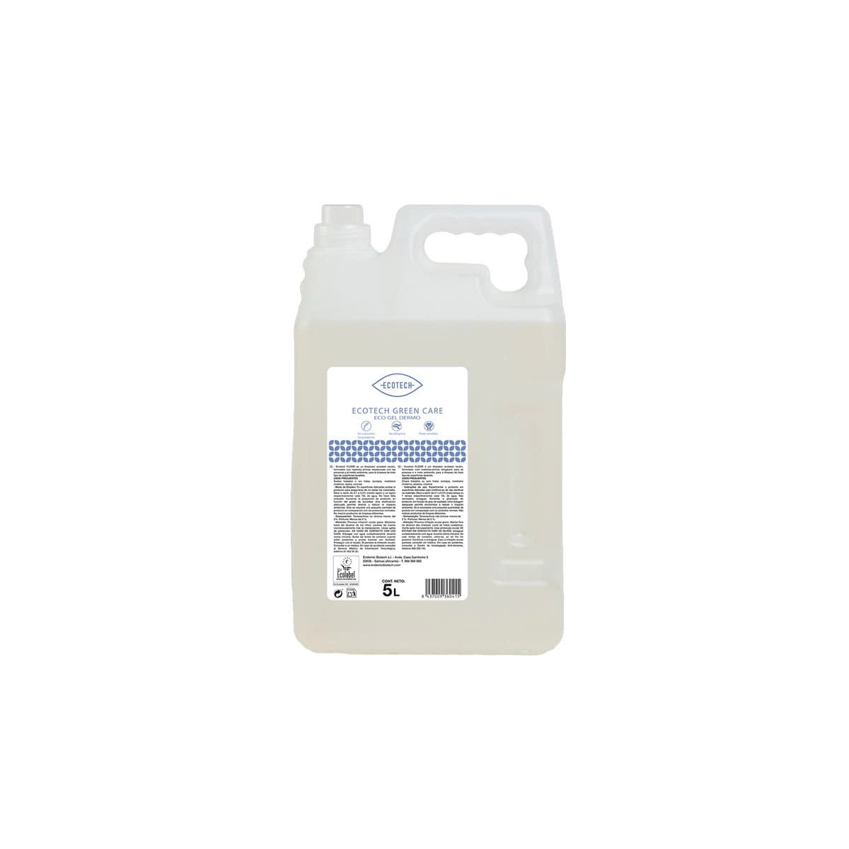 Gel Corporal (Green Care) Profesional Eco 5L Ecotech