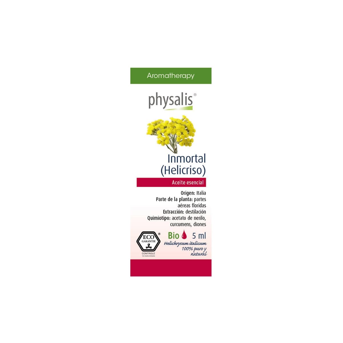 Aceite esencial de helicriso bio 5ml Physalis
