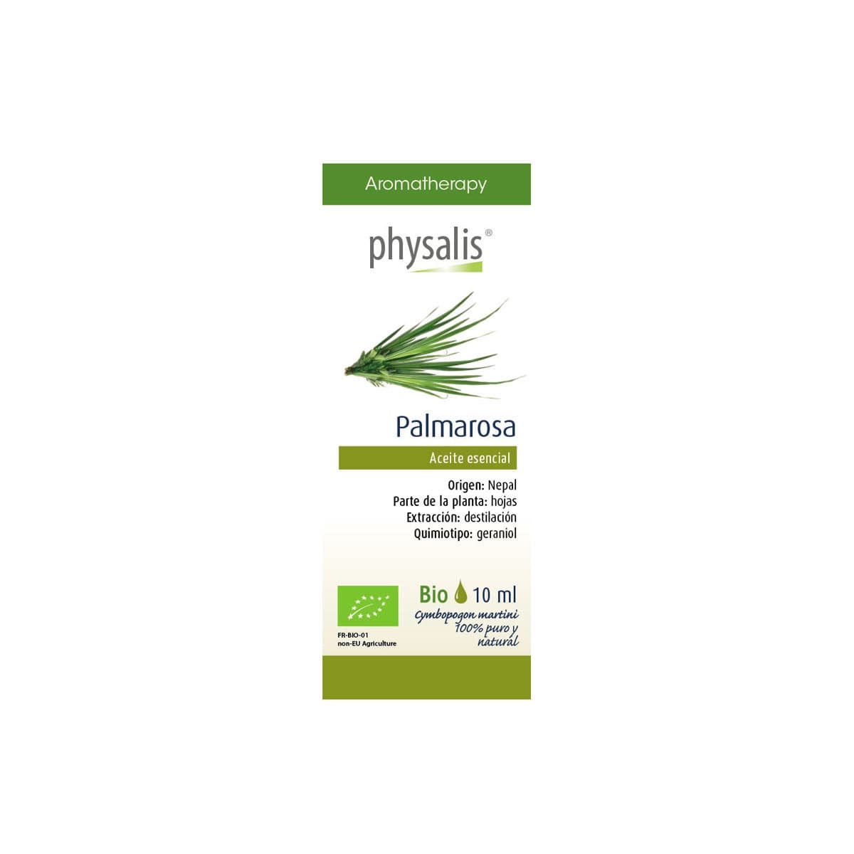 Aceite esencial de palmarosa bio 10ml Physalis