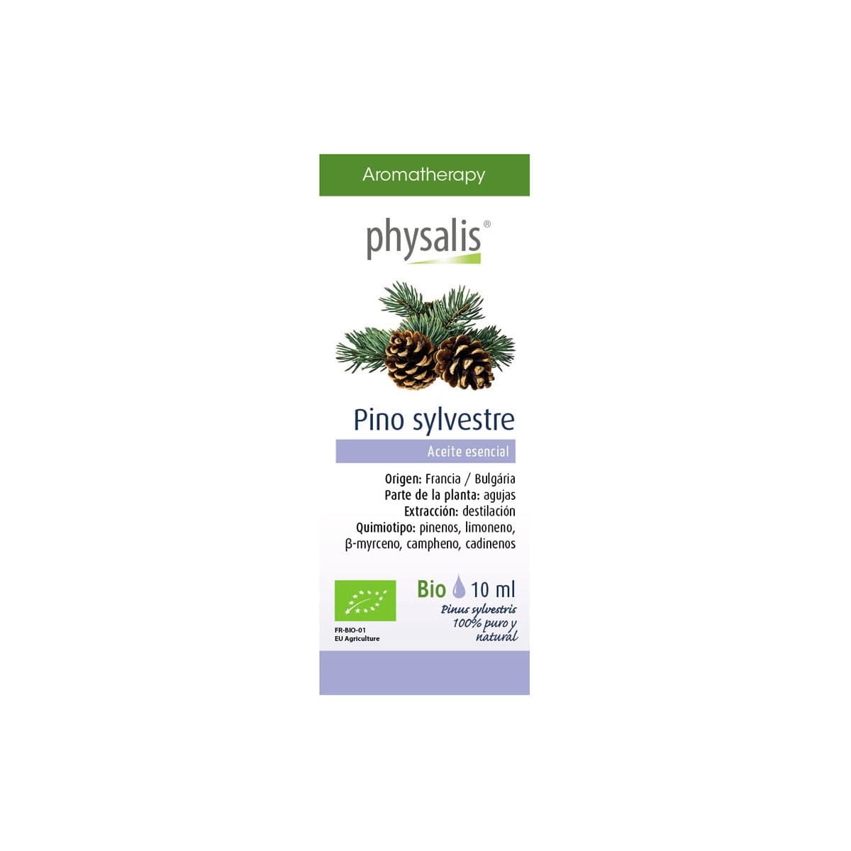 Aceite esencial de pino silvestre bio 10ml Physalis