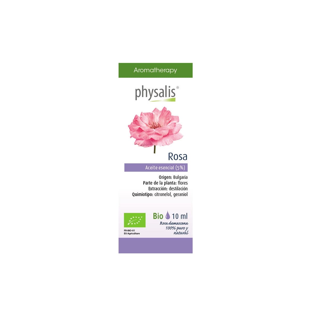 Aceite esencial de rosa bio 10ml Physalis