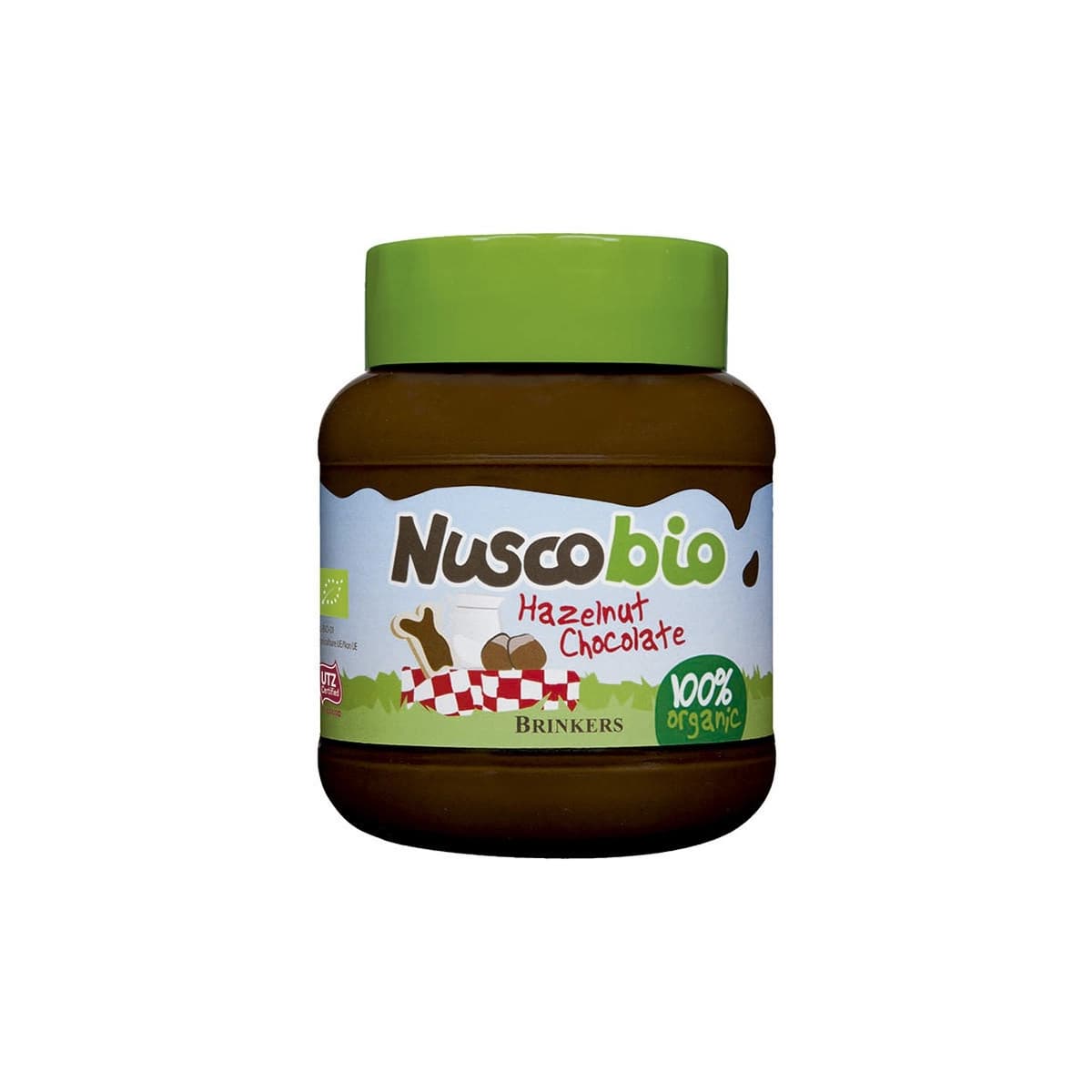 Crema de chocolate con avellanas 400g Nuscobio