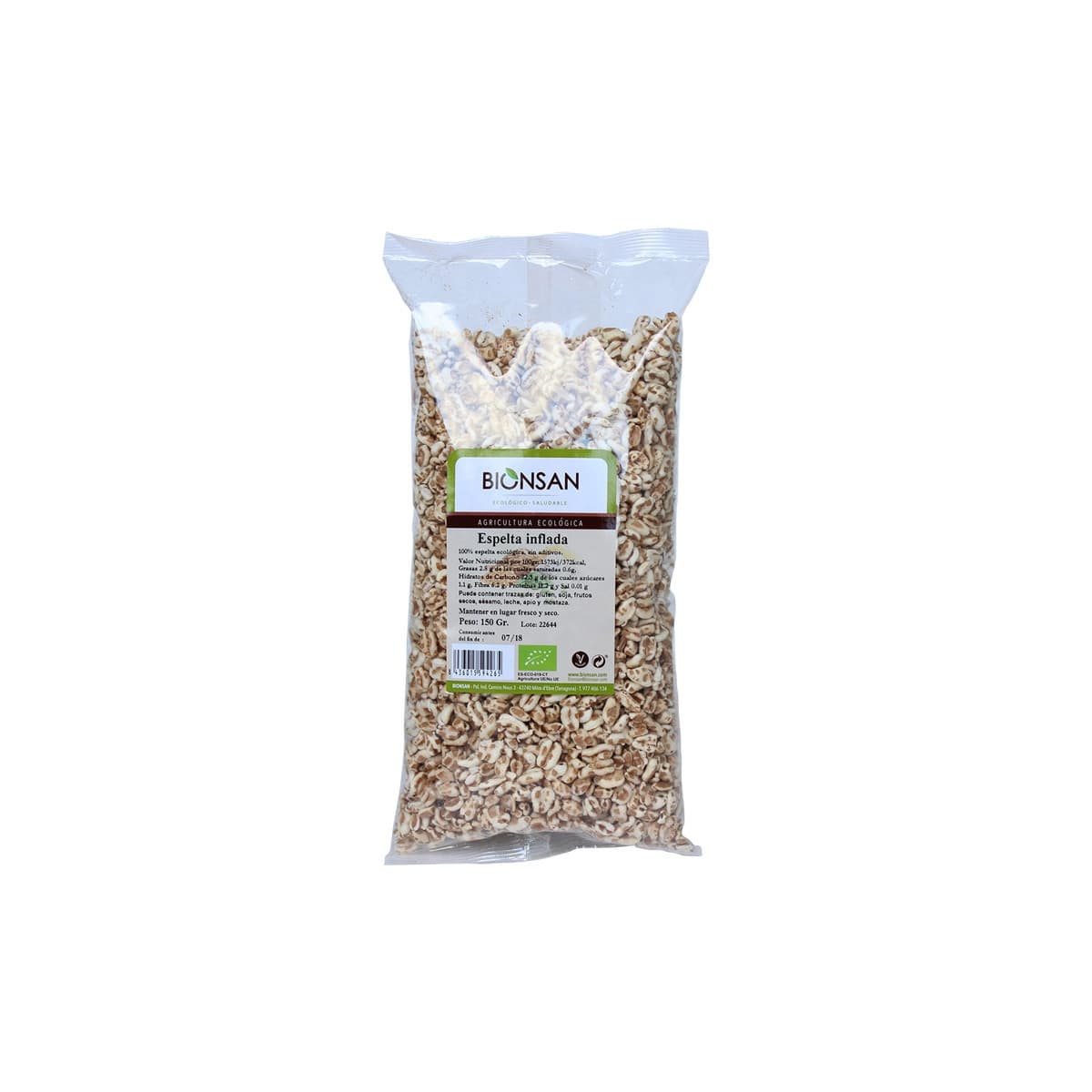 Espelta Inflada Bio 150g Bionsan
