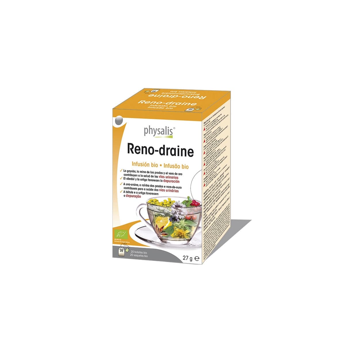 Reno draine infusion bio 20 filtros Physalis
