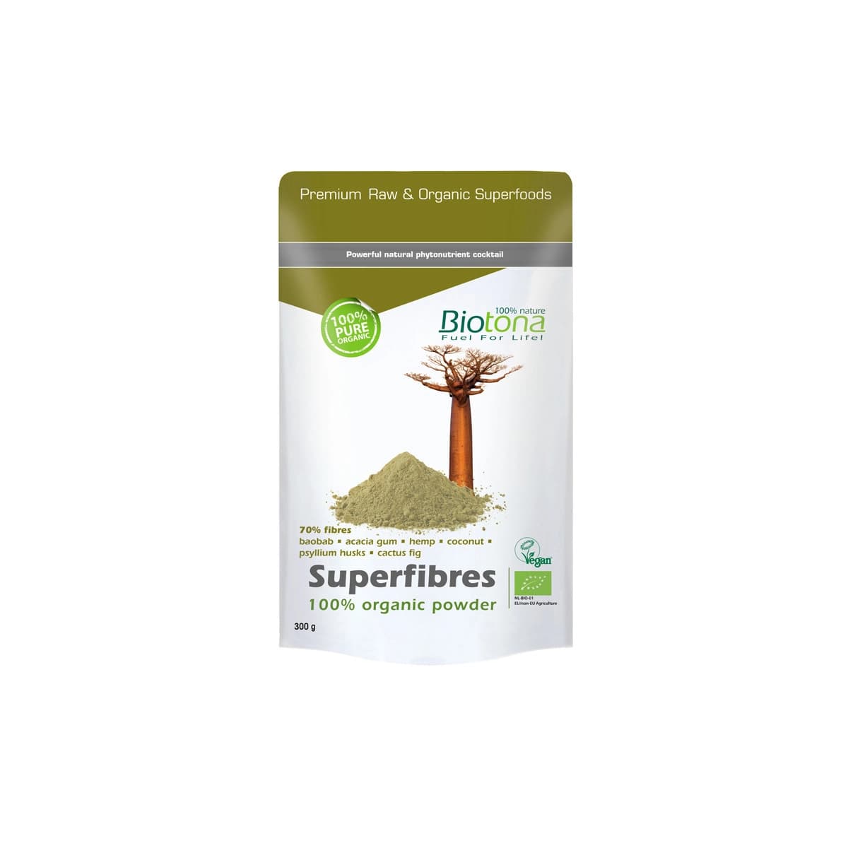 Superfibres/superfibras polvo superfood bio 300g Biotona