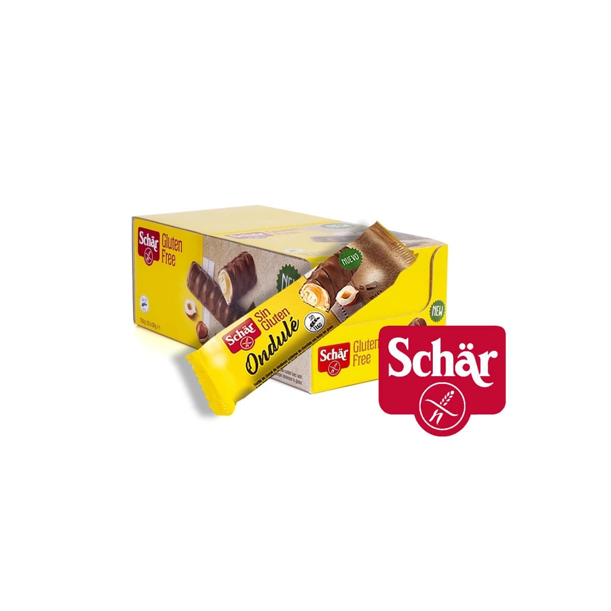 Ondule sin gluten 25x30g Schar