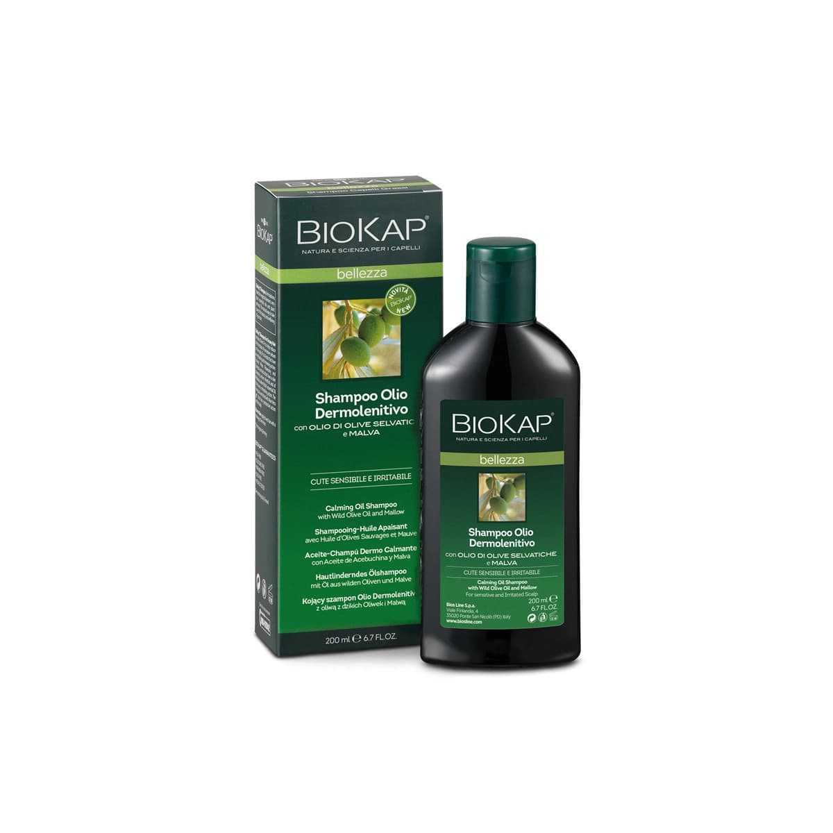 Champu Dermo Calmante 200ml Biokap