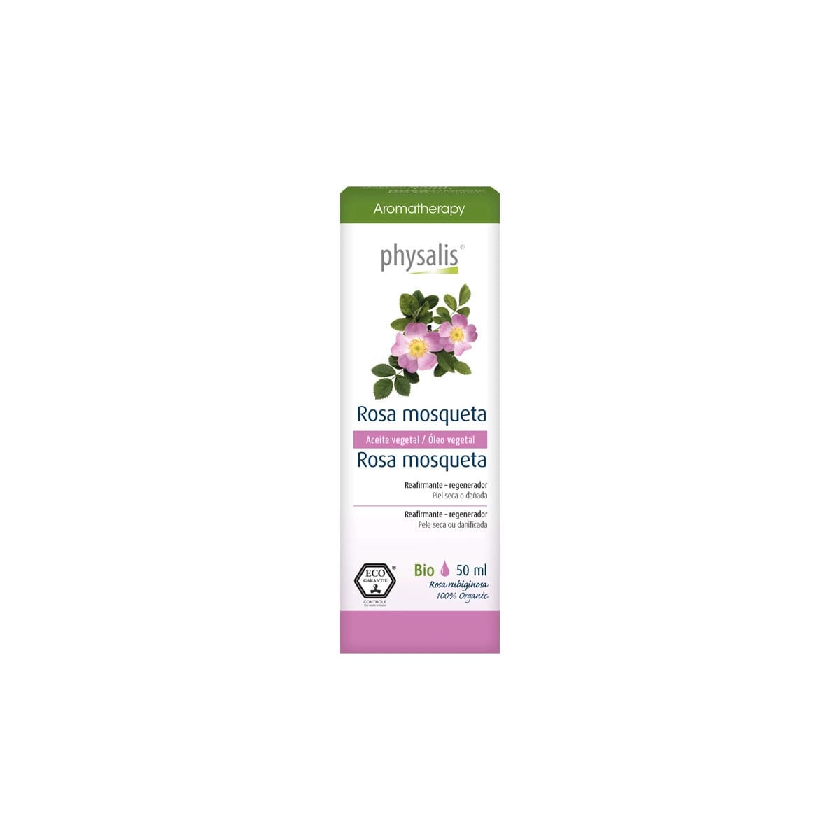 Aceite vegetal de Rosa Mosqueta bio 50ml Physalis