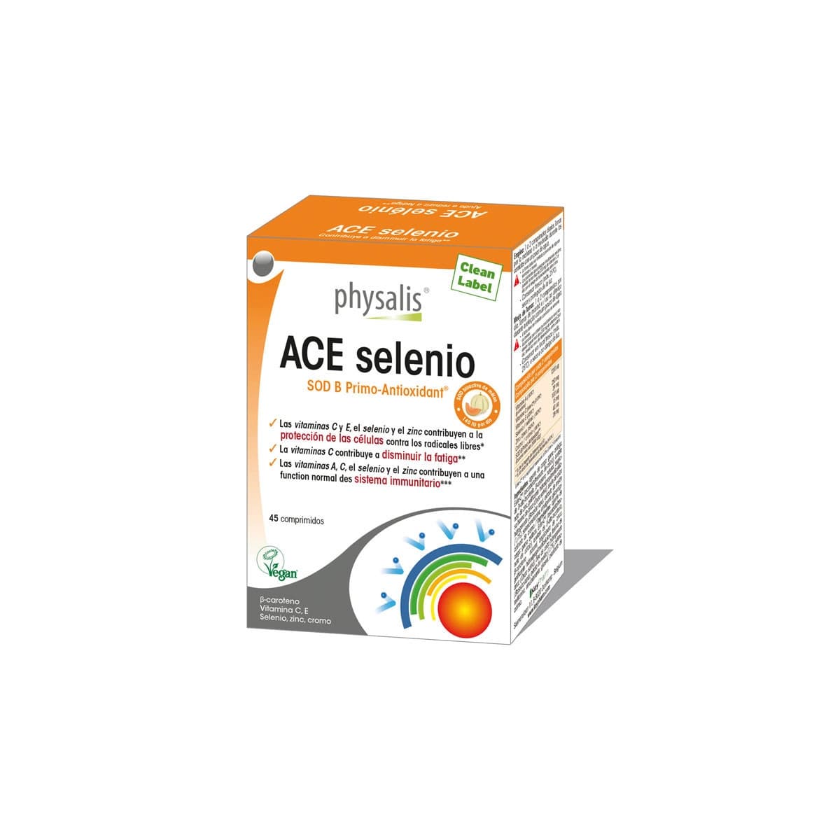 ACE selenio 45 comprimidos Physalis