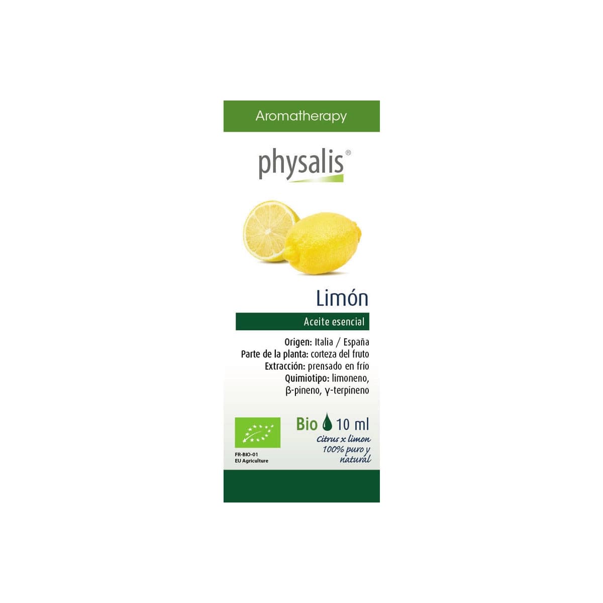 Aceite esencial de limon bio 30ml Physalis