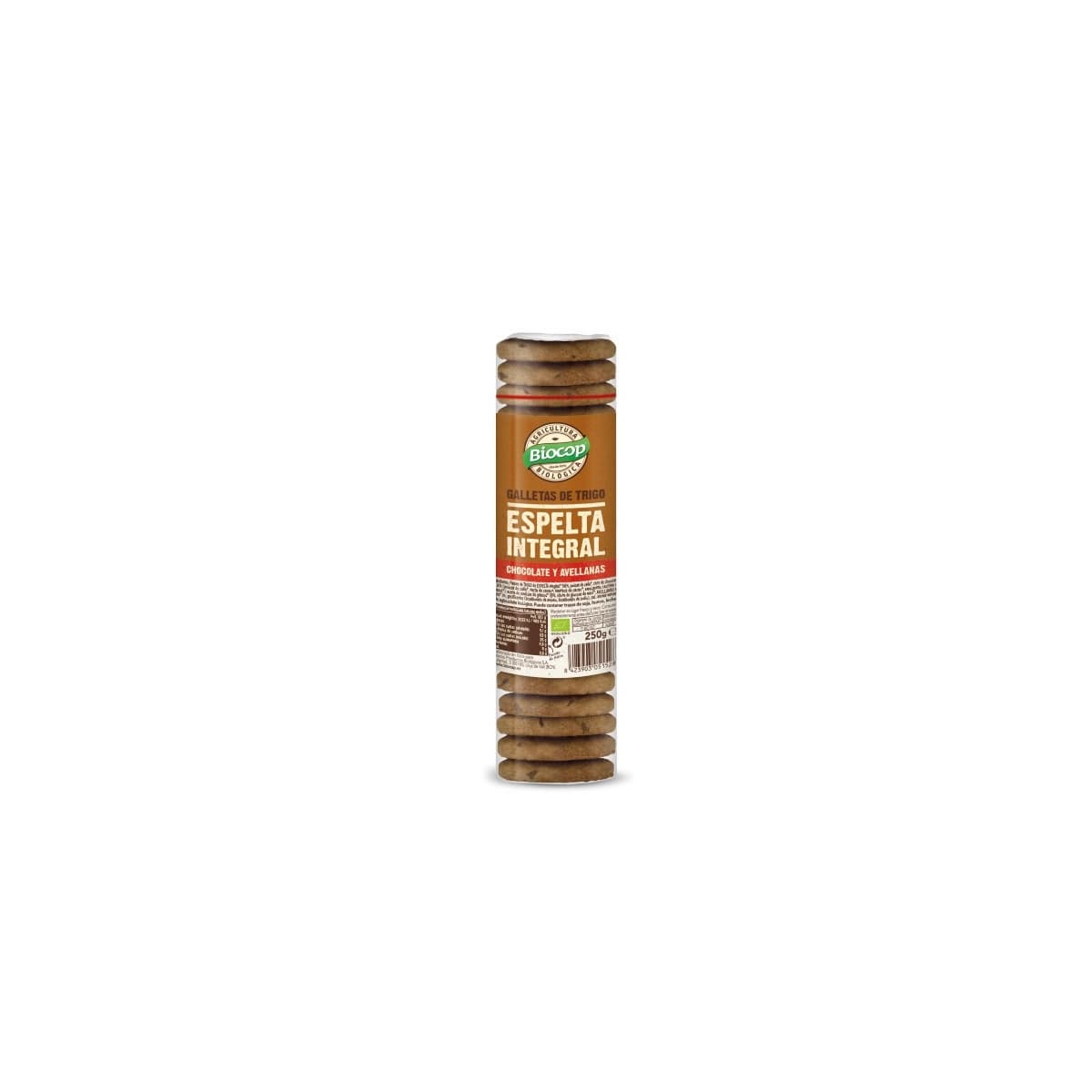 Galletas espelta integral chocolate avellanas Bio 250g Biocop