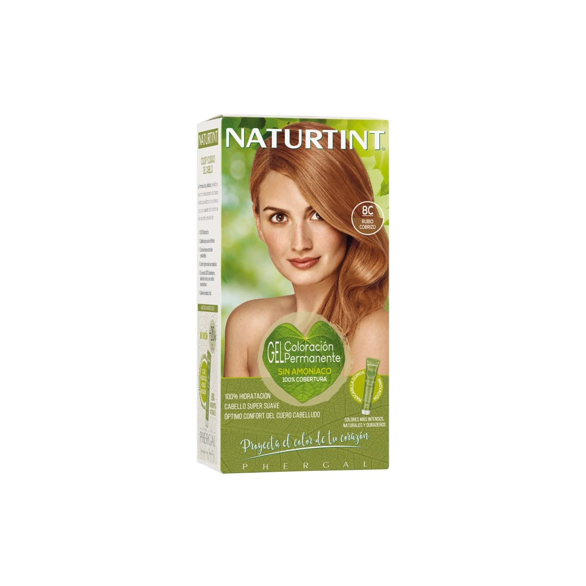 Tinte 8C Rubio Cobrizo Naturtint