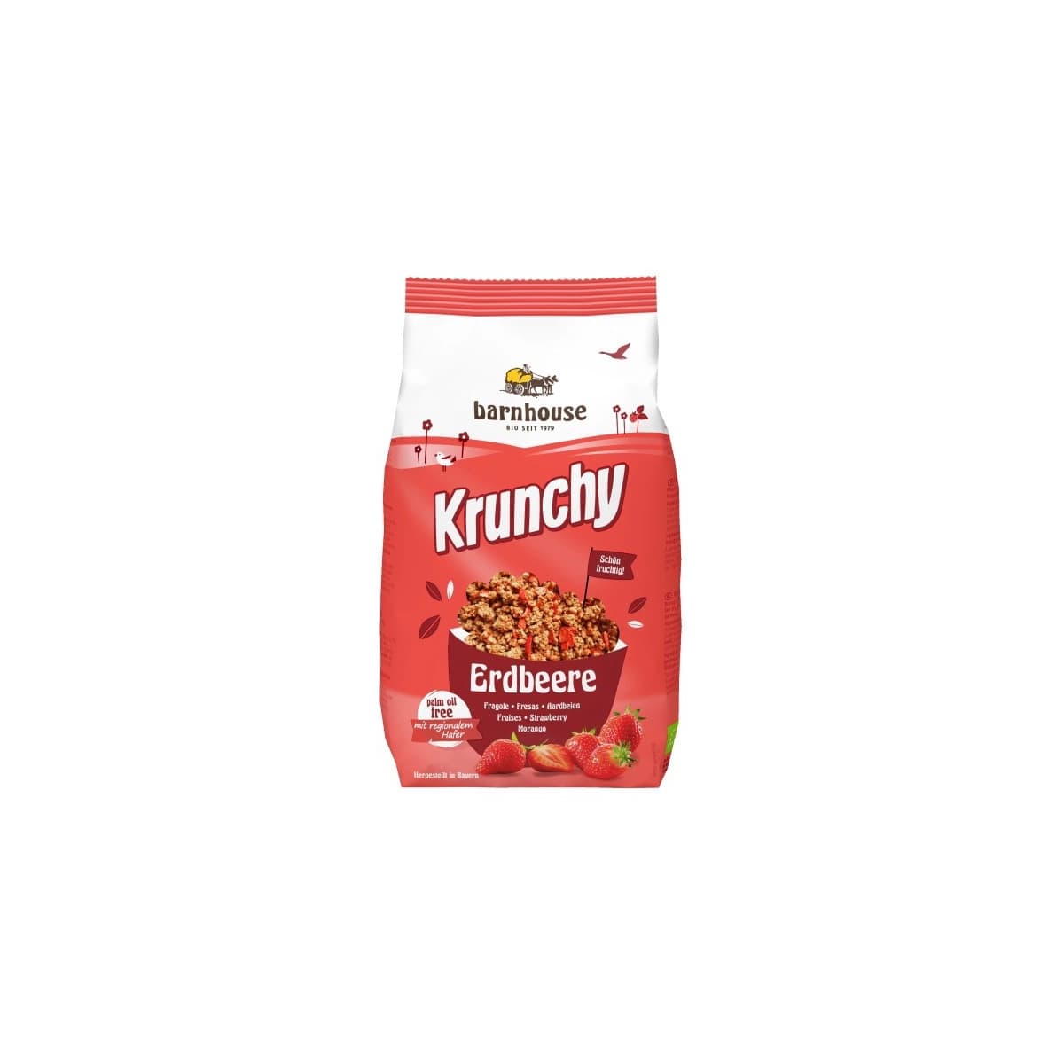 Muesli Krunchy Fresa bio 375g Barnhouse