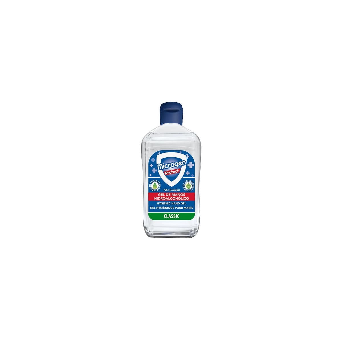 Gel Hidroalcohólico higienizante con Aloe vera y Glicerina 500ml Microgen