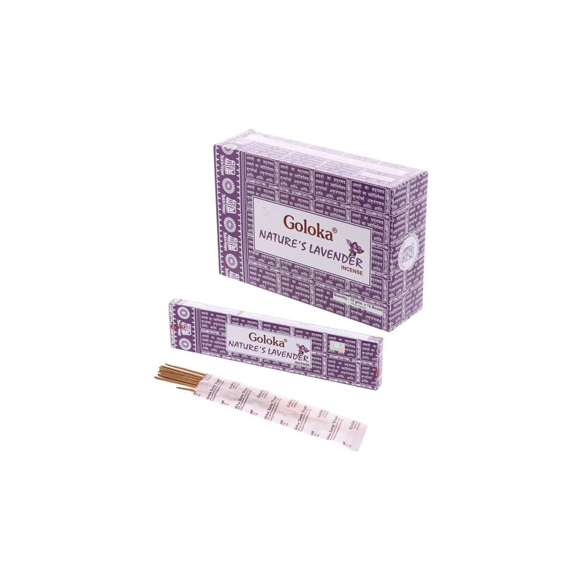 Incienso Goloka Nature's Lavanda 12x15g Nag Champa