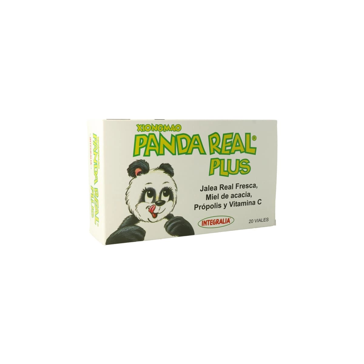 Jalea Xiongmao Panda Real Plus Infantil 20 vialesx10ml Integralia