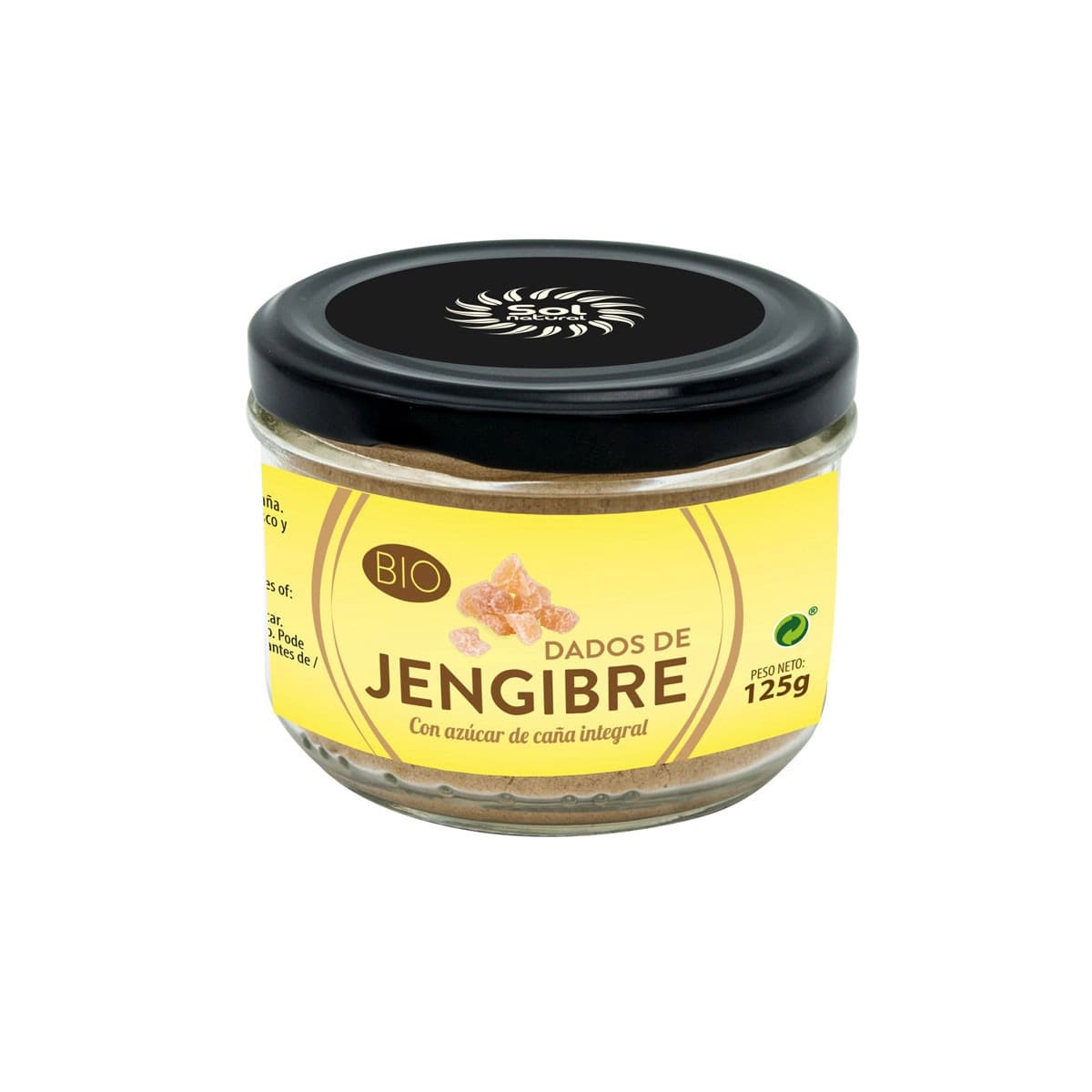 Jengibre en dados bio 125g Sol Natural