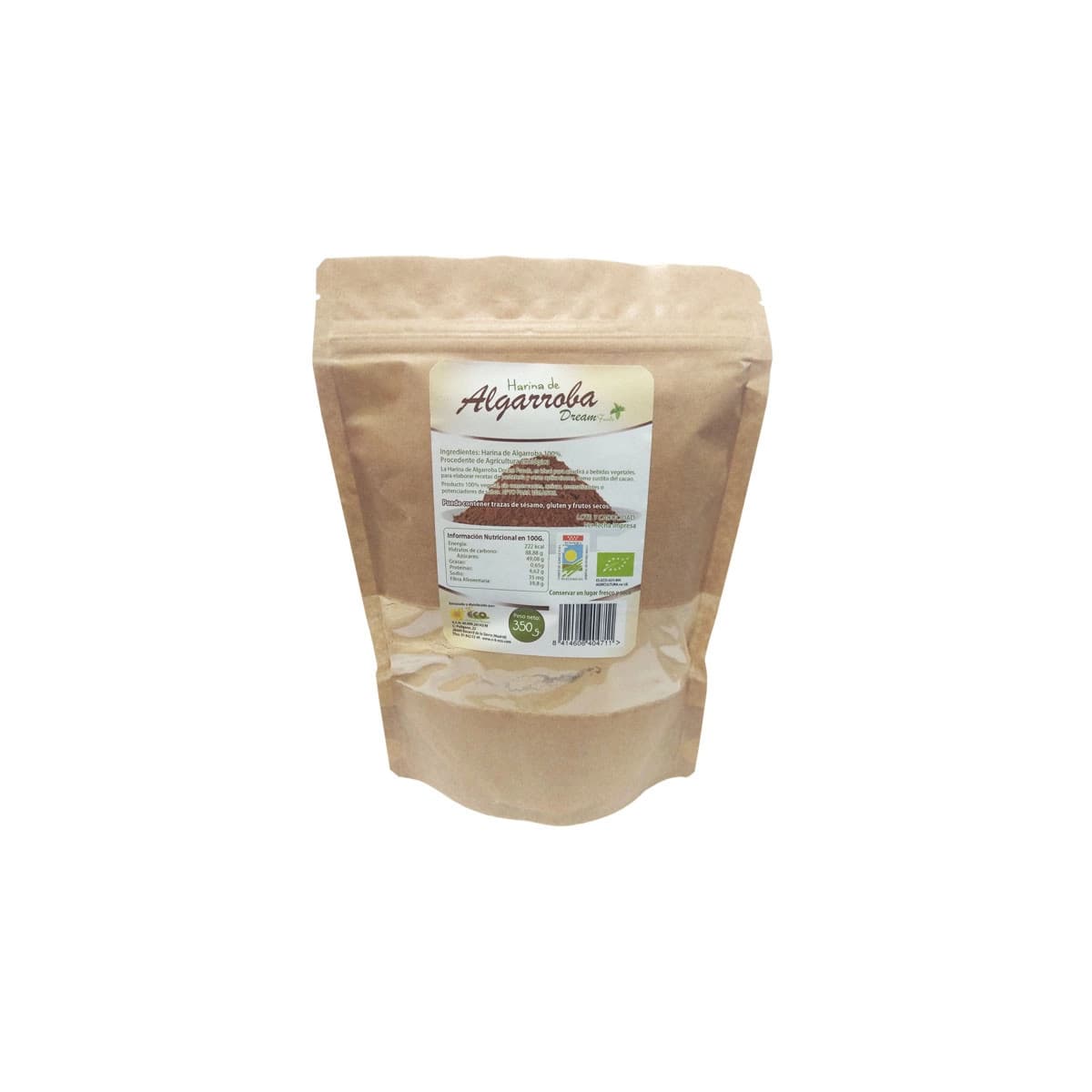 Harina de algarroba bio 350 g Dream Foods