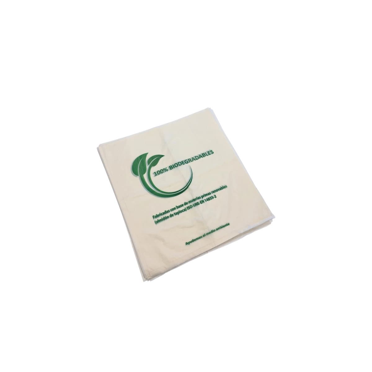 Bolsa sin Asa Basura 48x52 100% Biodegradable 100 unds