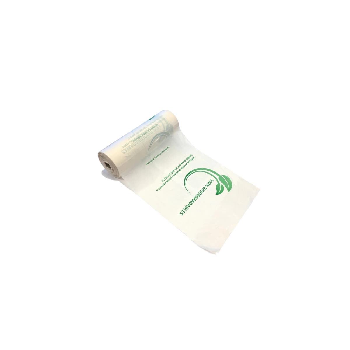Bolsa sin Asa en Rollo 30x40 100% Biodegradable 500 unds