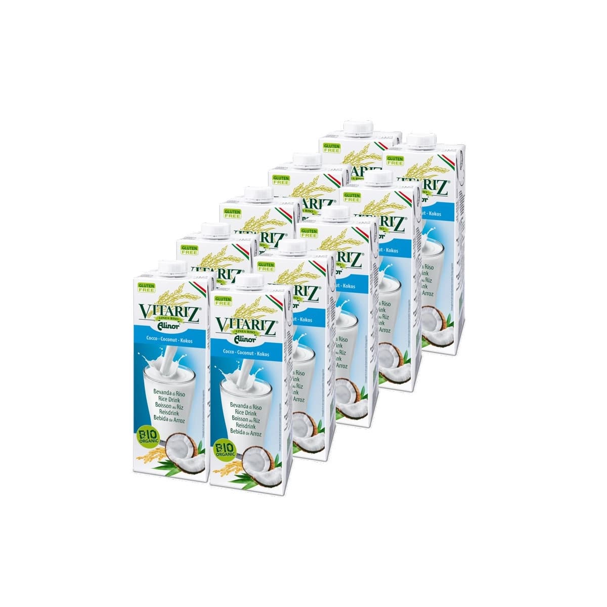 Bebida de arroz con coco Bio 10x1L Vitariz