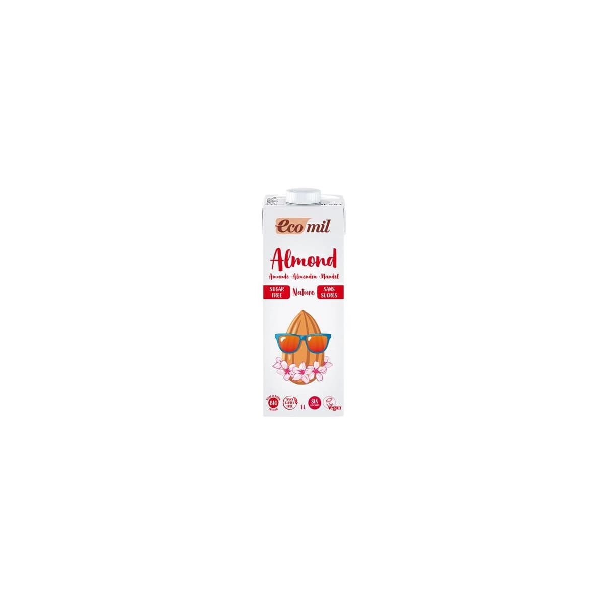 Bebida de almendra nature Bio 6x1L Ecomil