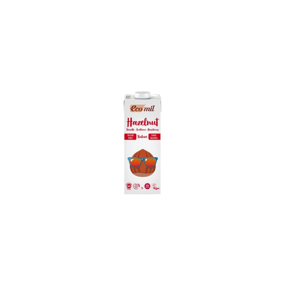 Bebida de avellana nature Bio 6x1L Ecomil