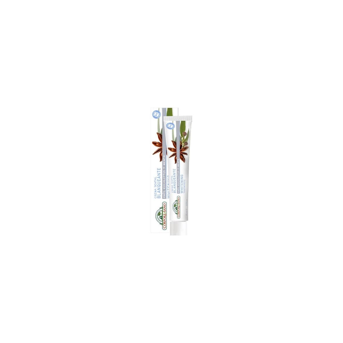 Dentifrico blanqueante Anis, Eucalipto y menta 75ml Corpore Sano