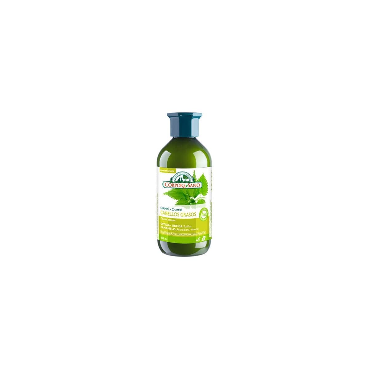 Champu Cabellos grasos Ortiga y Hamamelis 300ml Corpore Sano