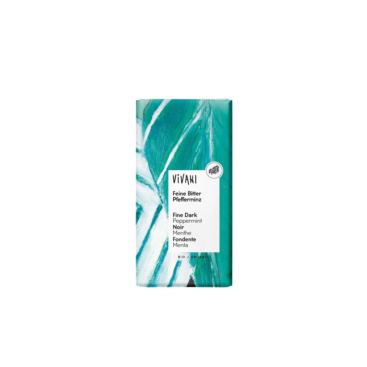 Chocolate negro 68% con menta bio 100g Vivani