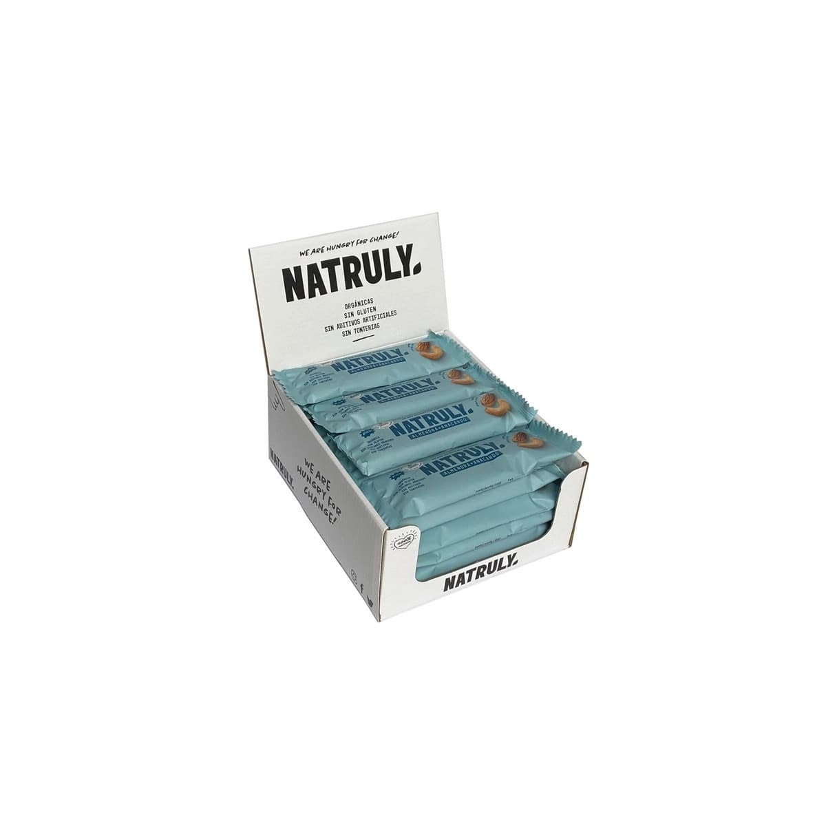 Barrita Raw de Almendra y Anacardos Bio 24x40g Natruly