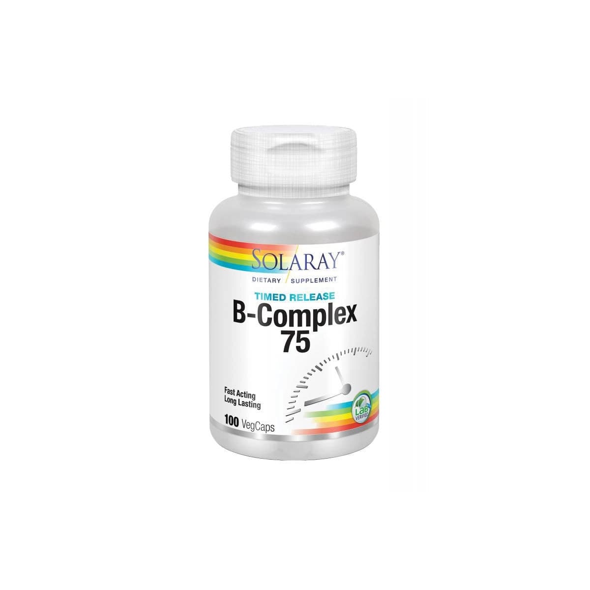 Vitamina B Complex 75 - 100vcaps Solaray