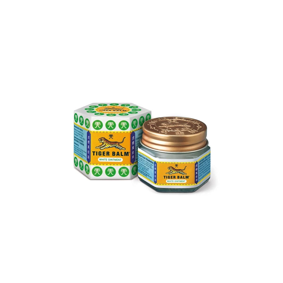 Balsamo de tigre blanco 19g (21ml) Tiger Balm
