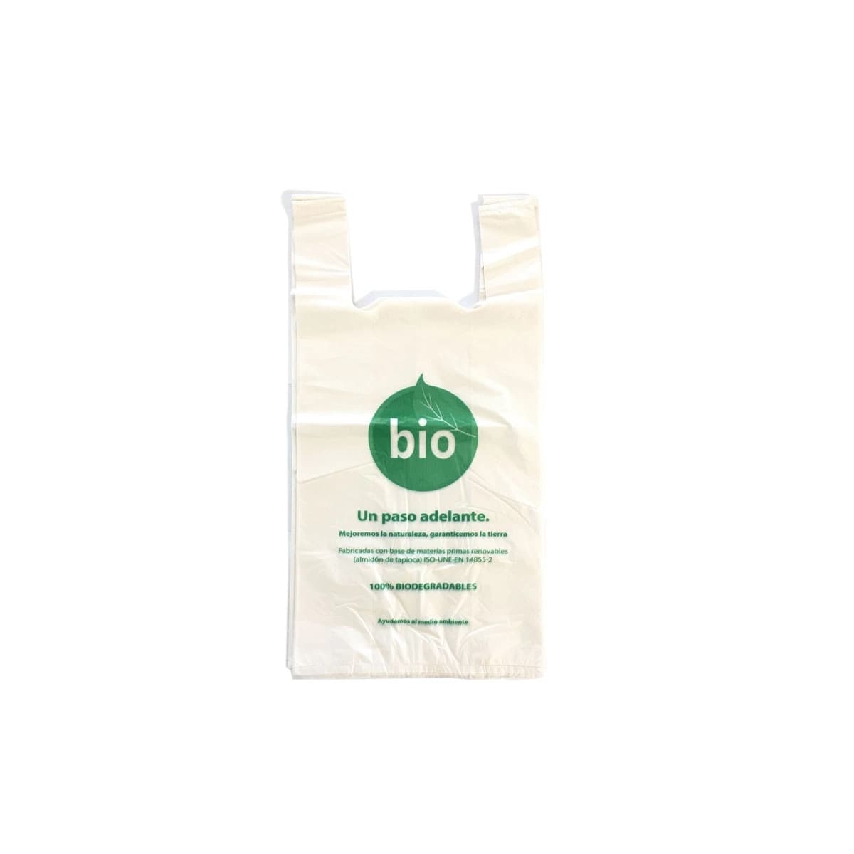 Bolsa Camiseta pequeña (Shirt) 40x50 Compostable 100unds