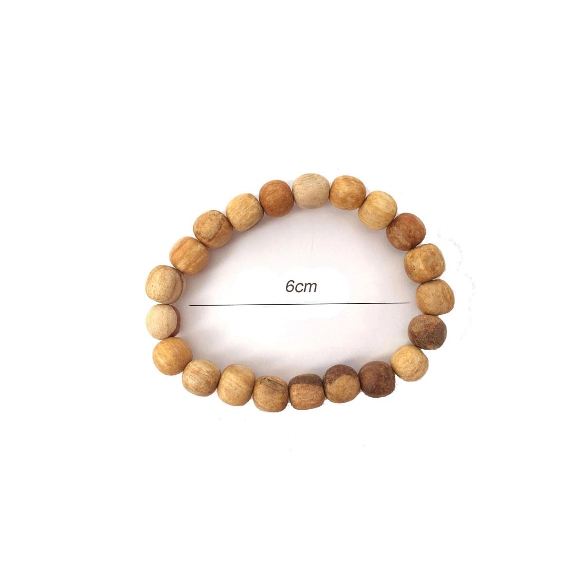 Pulseras de palo santo bola 8mm Mut22