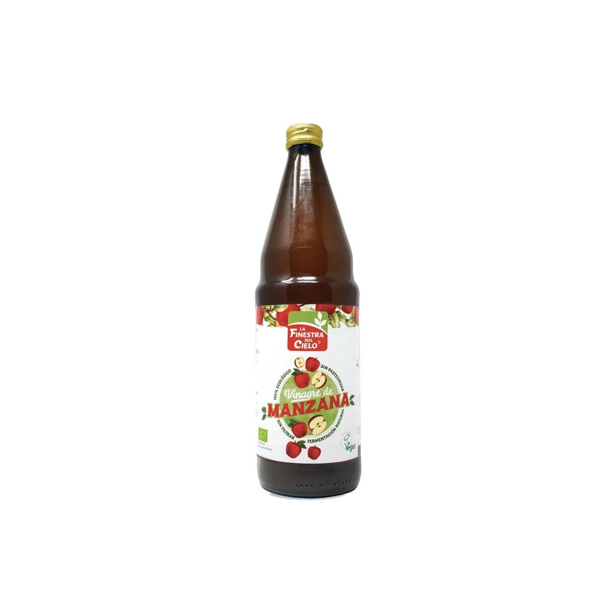 Vinagre de manzana no pasteurizado Bio 6x750ml La Finestra