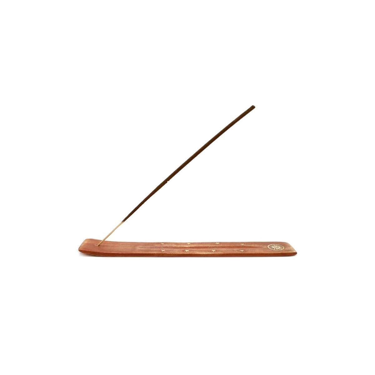 Soporte incienso madera labrada