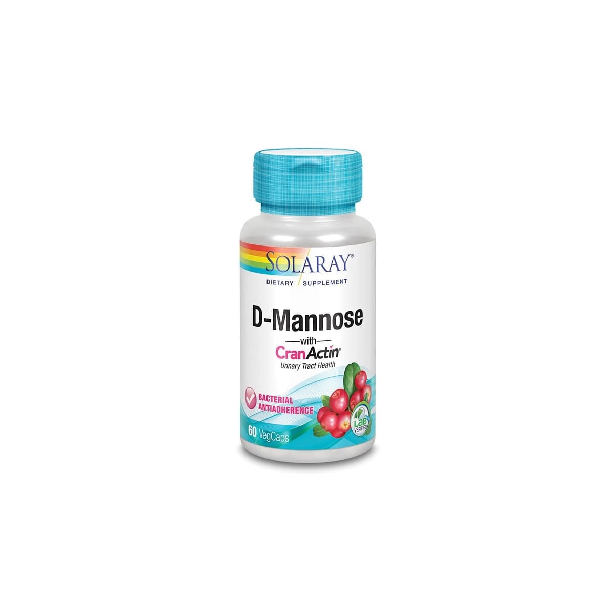 D-Mannose+ CranActin 60vcaps Solaray