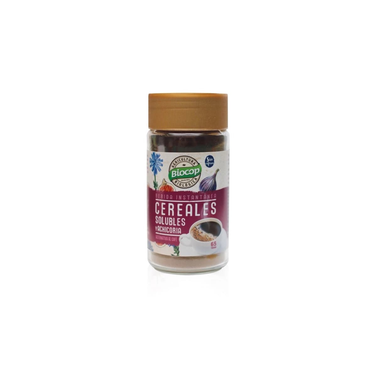 Achicoria soluble de cereales e higo bio 100g Biocop