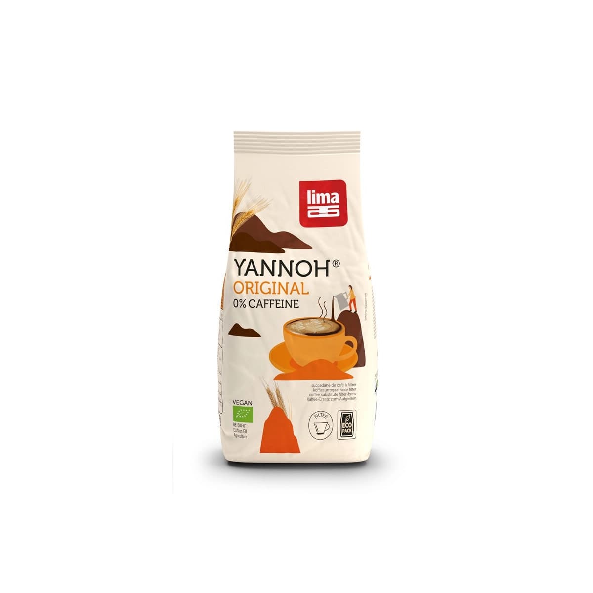 Yannoh para cafetera (cafe de cereales) bio bolsa 1kg Lima