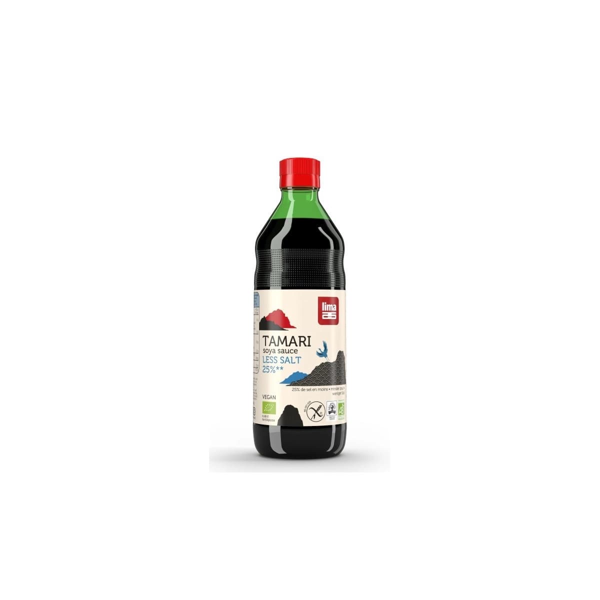 Tamari (salsa de soja) 25% menos de sal bio 500ml Lima