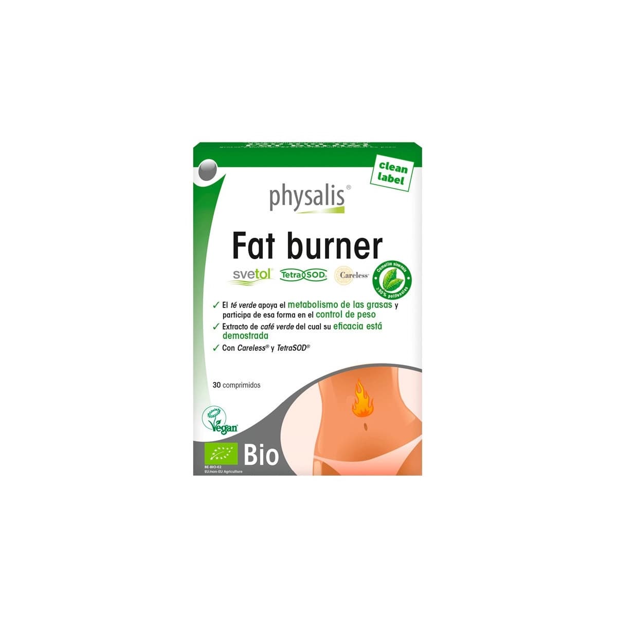 Fat burner bio 30 comprimidos Physalis