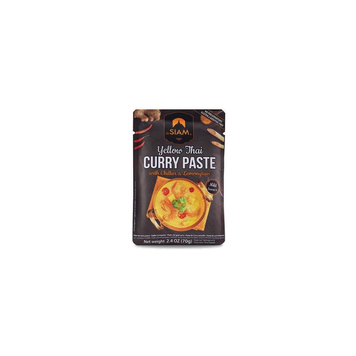 Pasta de curry amarillo 70g deSIAM